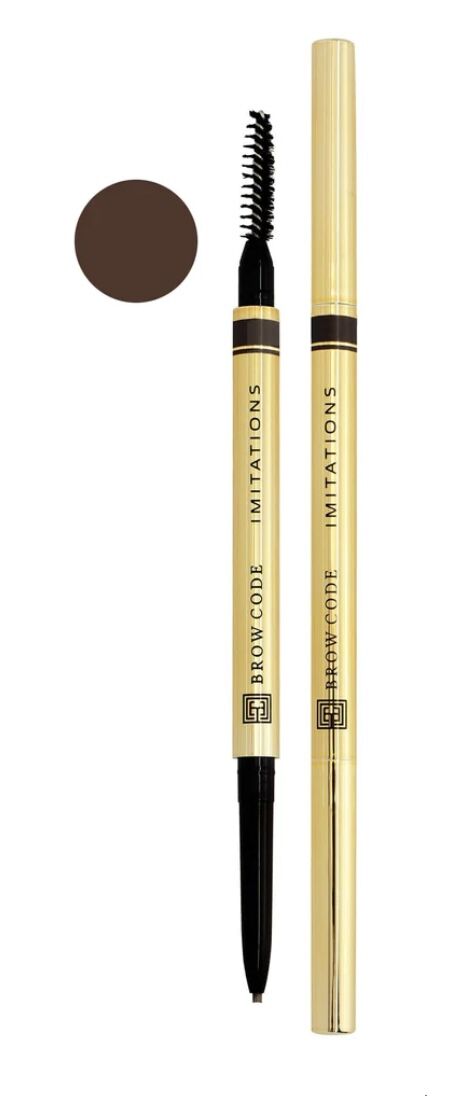 Imitations Micro Brow Pencil - Deep Dark Brunette