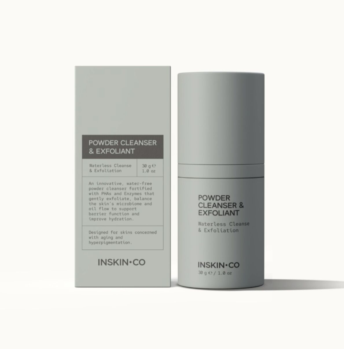 Inskin.co Powder Cleanser & Exfoliant 30g